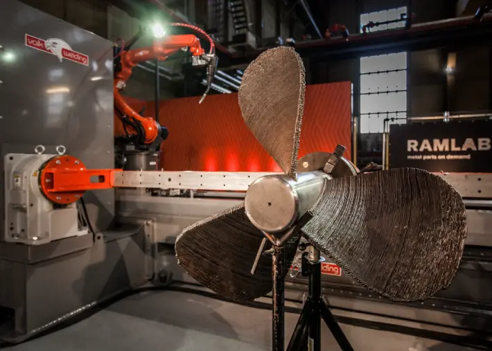 RAMLAB and Autodesk have already built a to-scale propeller and are now targeting class approval with Promarin, Damen and Bureau Veritas