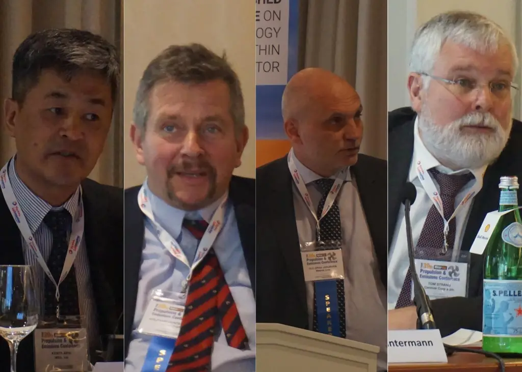 An opening panel featuring Mitsui OSK Lines (Kenta Arai), Hapag-Lloyd (Wolfram Guntermann), Maersk Line (Ole Graa Jakobsen) and Carnival Corp (Tom Strang) epitomised strong ship owner and operator involvement