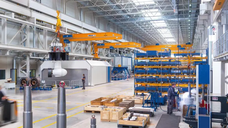 Schottel's factory in Doerth, where the new EcoPeller will be produced (photo: Schottel)