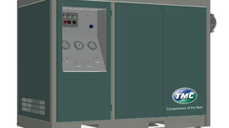 TMC's new boil-off gas compressor is said to enable operators of gas-fuelled ships to optimiise their fuel efficiency