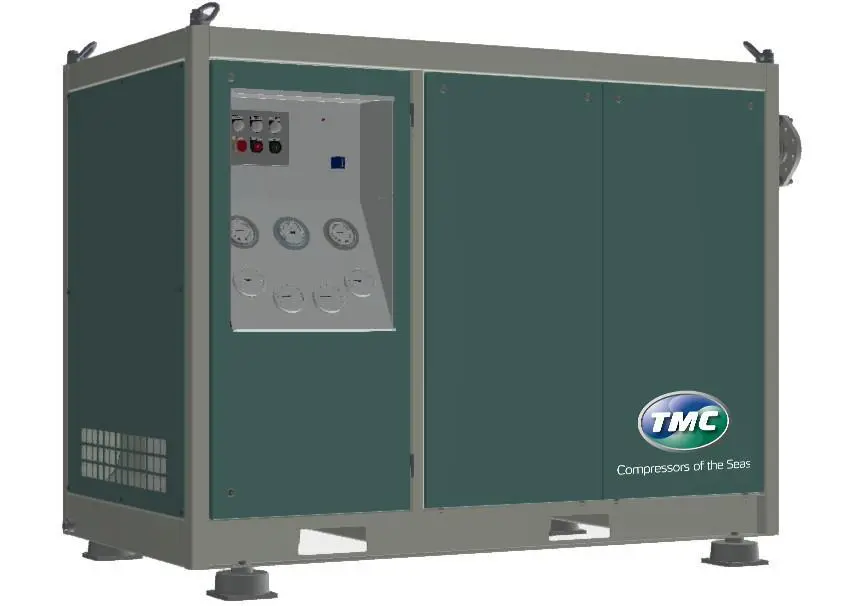 TMC's new boil-off gas compressor is said to enable operators of gas-fuelled ships to optimiise their fuel efficiency