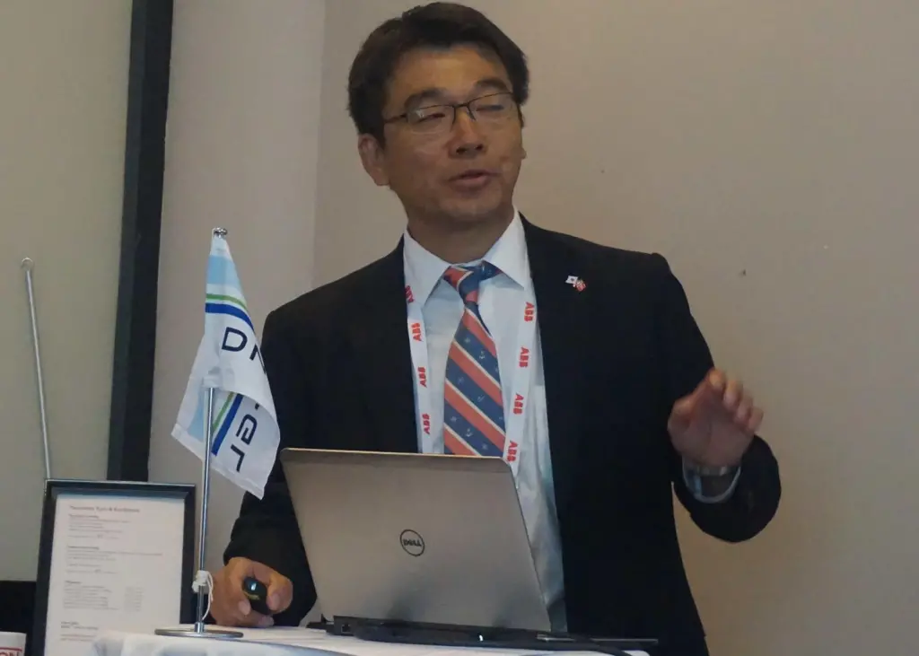 NYK's Hideyuki Ando noted that improving safety is at the core of the group's investments in big data and digitalisation