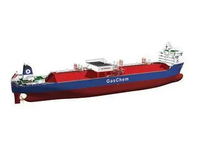 MAN and MM have already partnered on a 36,000m3 ethane carrier for GasChem/Hartmann Rederei, with MAN Kappel propeller and Empress rudder