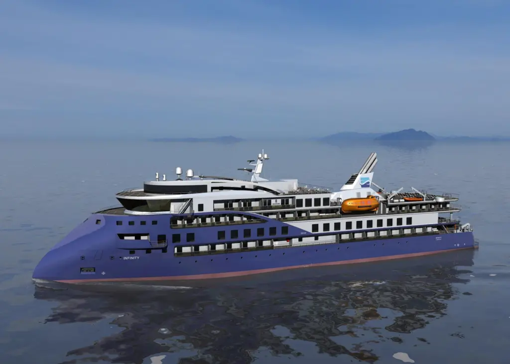 SunStone Ships cruise vessel model