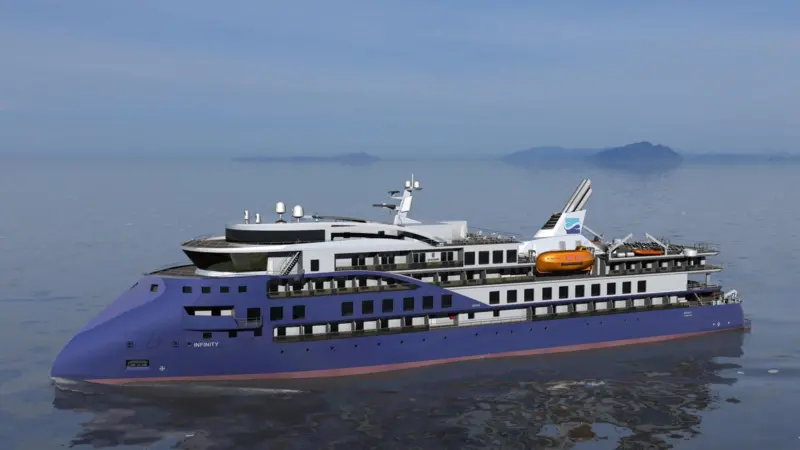 SunStone Ships cruise vessel model