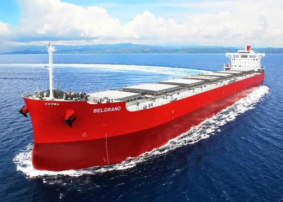 A feasibility study is underway involving several large bulk carriers including the 'Belgrano'