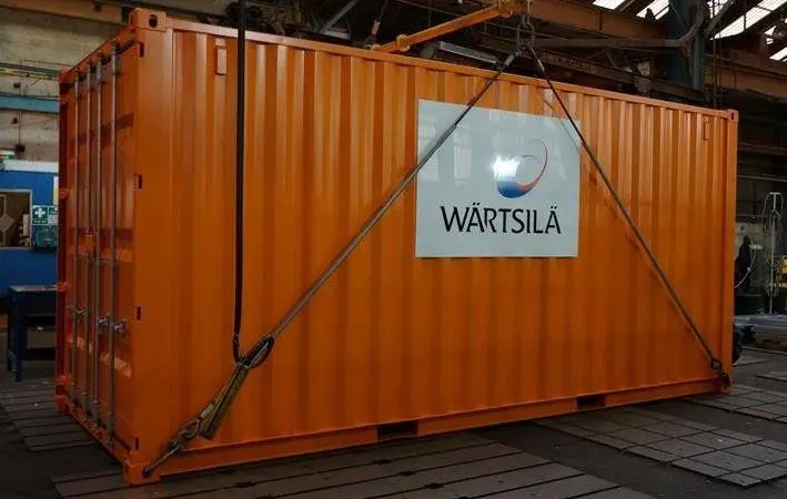Ballast Water Containers (BWC) has containerised a Wärtsilä Aquarius AQ-250-UV Ballast Water Management System