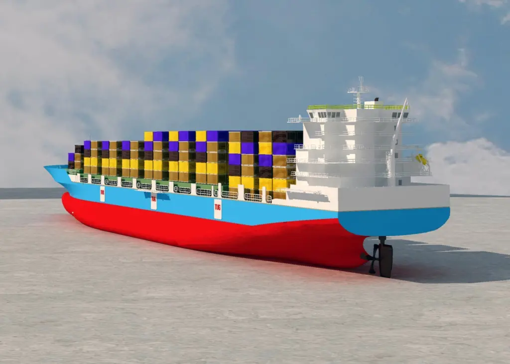 The state-of-the-art container feeders feature a wide scope of Wärtsilä equipment