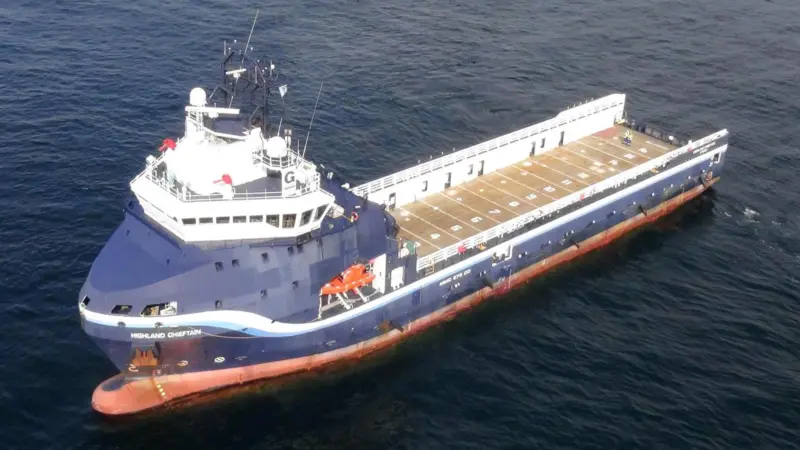 Gulfmark Offshore PSV 'Highland Chieftain' was taken through four hours of manoeuvers from a control centre 5,000 miles away