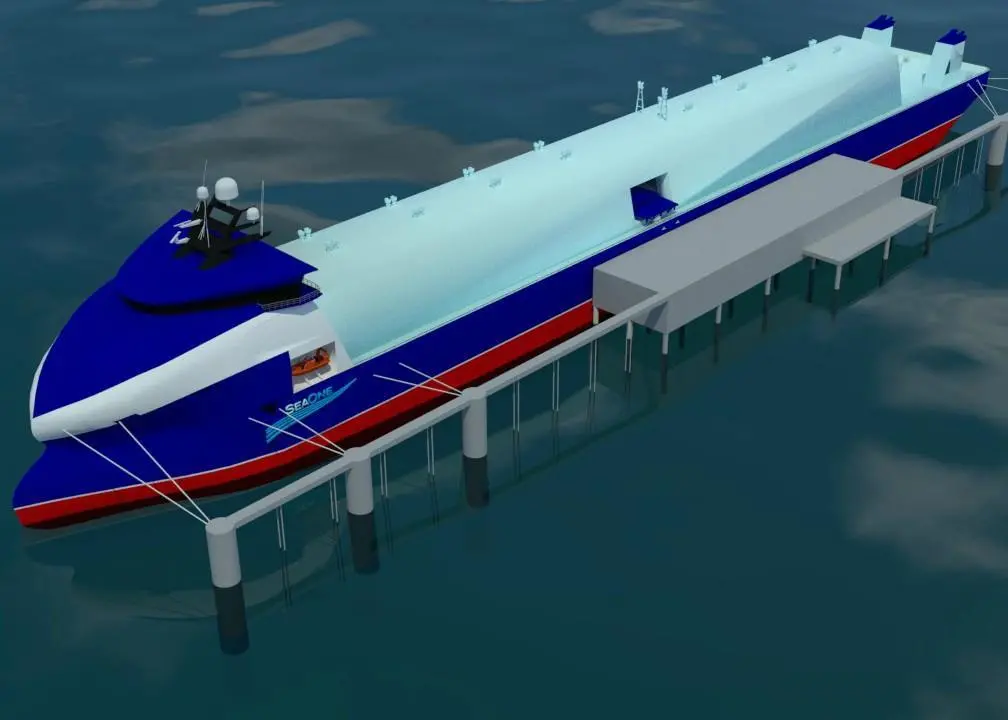 Artist’s impression of the 2 Bcf capacity CGL carrier designed by Sembcorp Marine