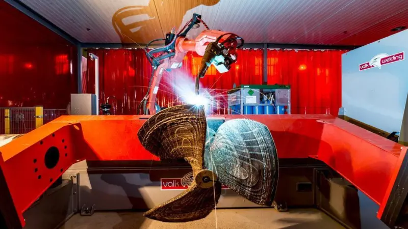 The 400kg WAAMpeller sets a milestone in terms of 3D printing production techniques