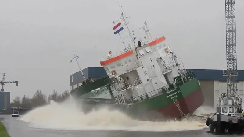 'Snow Crystal', launched at the Westerbroek yard of Ferus Smit