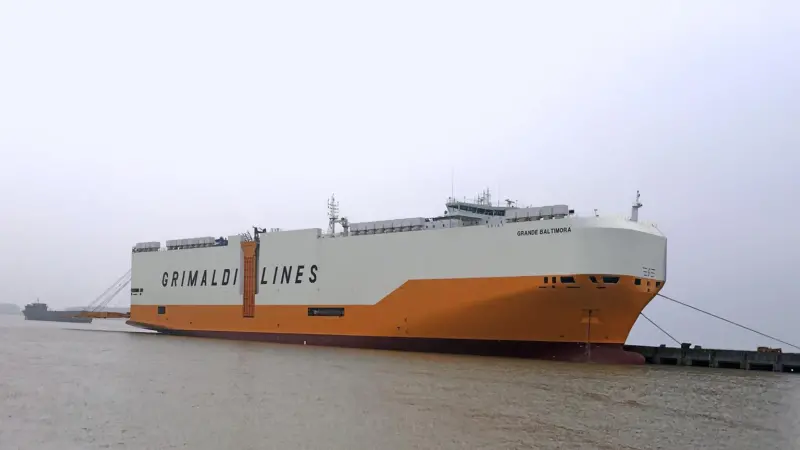 Grimaldi’s 'Grande Baltimora' provides flexible transportation capacity within the former Panamax beam