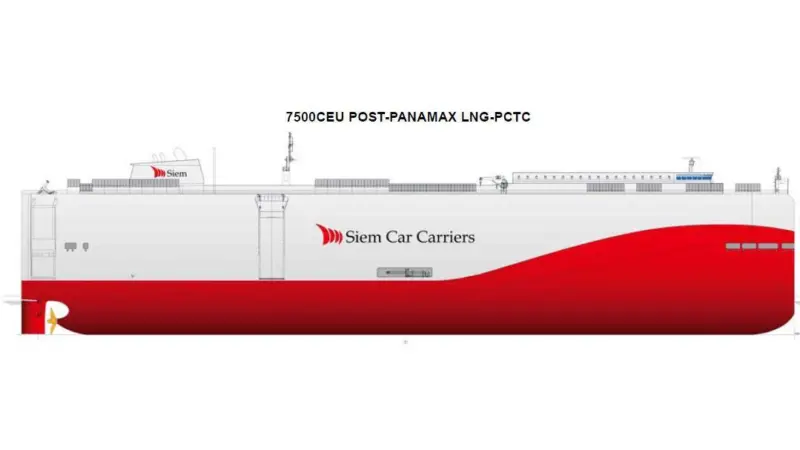Gloryholder will provide a wide scope of LNG systems to SIem Car Carriers' Xiamen-built PCTCs