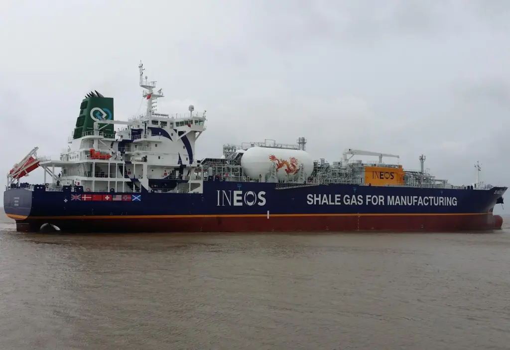 Dragon-class liquefied multi-gas carriers maintain the US ethane traffic to INEOS plants in Norway and the UK