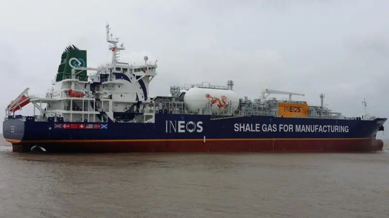 Dragon-class liquefied multi-gas carriers maintain the US ethane traffic to INEOS plants in Norway and the UK