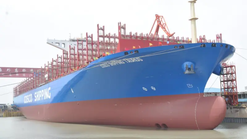 The 20,000 teu 'Cosco Taurus' and six sister vessels will use lubricants and related services provided by Shell Marine