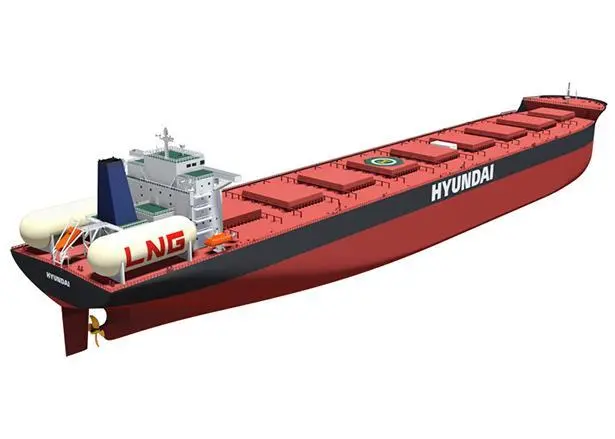 The 50,000dwt 'Green Iris' is a precuThe 50,000dwt 'Green Iris' is a forerunner to several ambitious gas-fuelled bulk and ore carrier projects in South Korearsor to several ambitious gas-fuelled bulk and ore carrier projects in South Korea