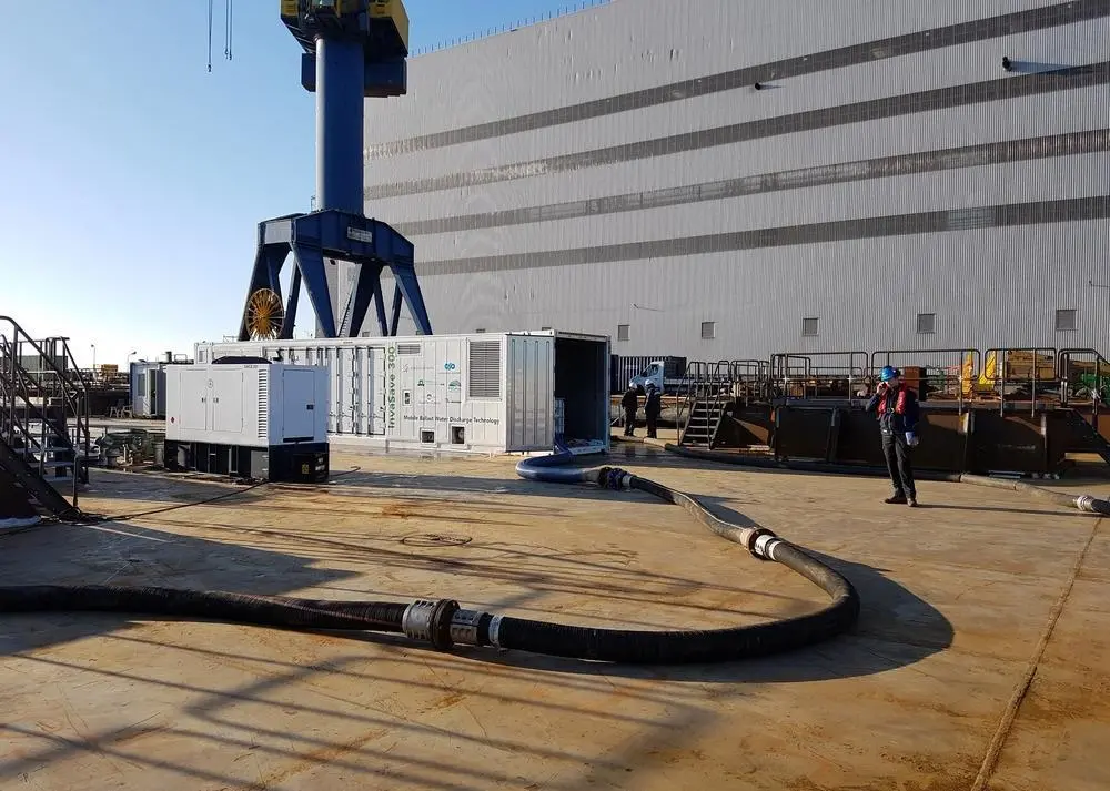 Damen is looking to build up a reliable worldwide ballast water service network with InvaSave