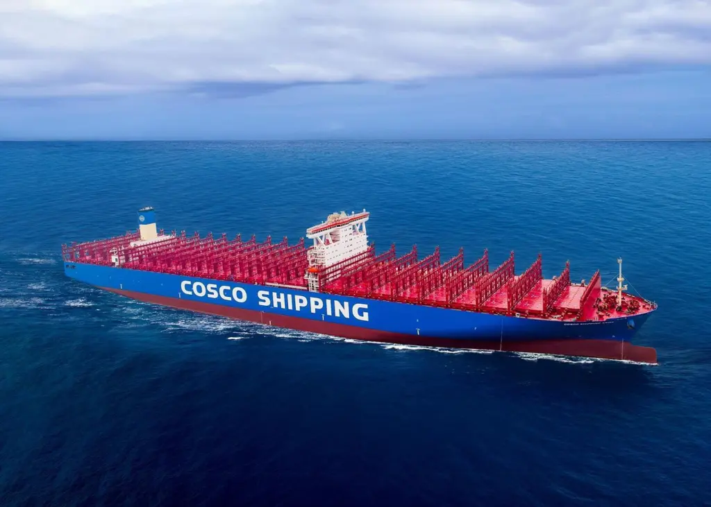 'MV COSCO Shipping Aries' is apparently is the first ever container ship to receive the cyber enabled ship descriptive note AL3