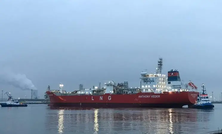 The 18,000m3 'Coral EnergICE' will serve the short-sea LNG traffic to Finland