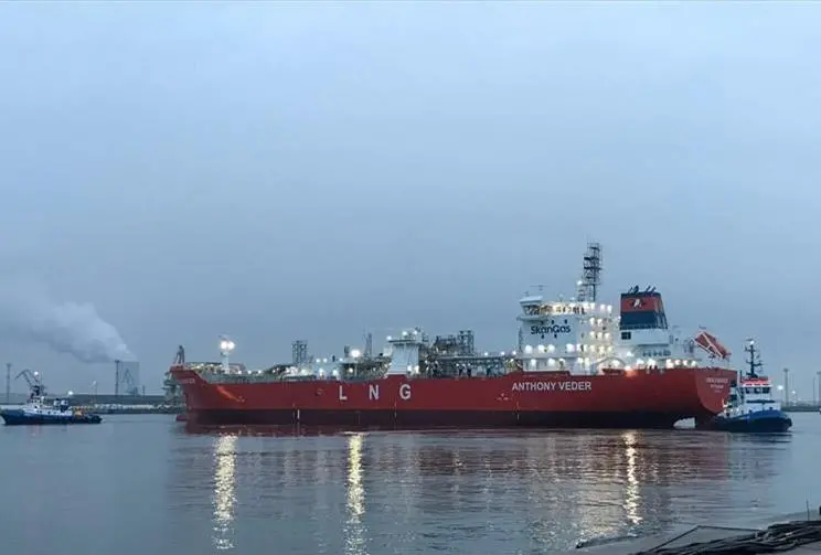The 18,000m3 'Coral EnergICE' will serve the short-sea LNG traffic to Finland