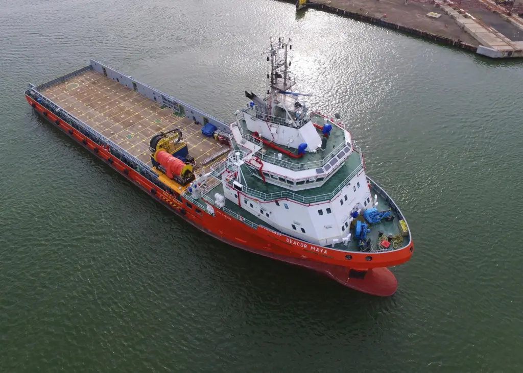 'Seacor Maya’ was the first Mexmar vessel chosen for a Kongsberg hybrid power upgrade