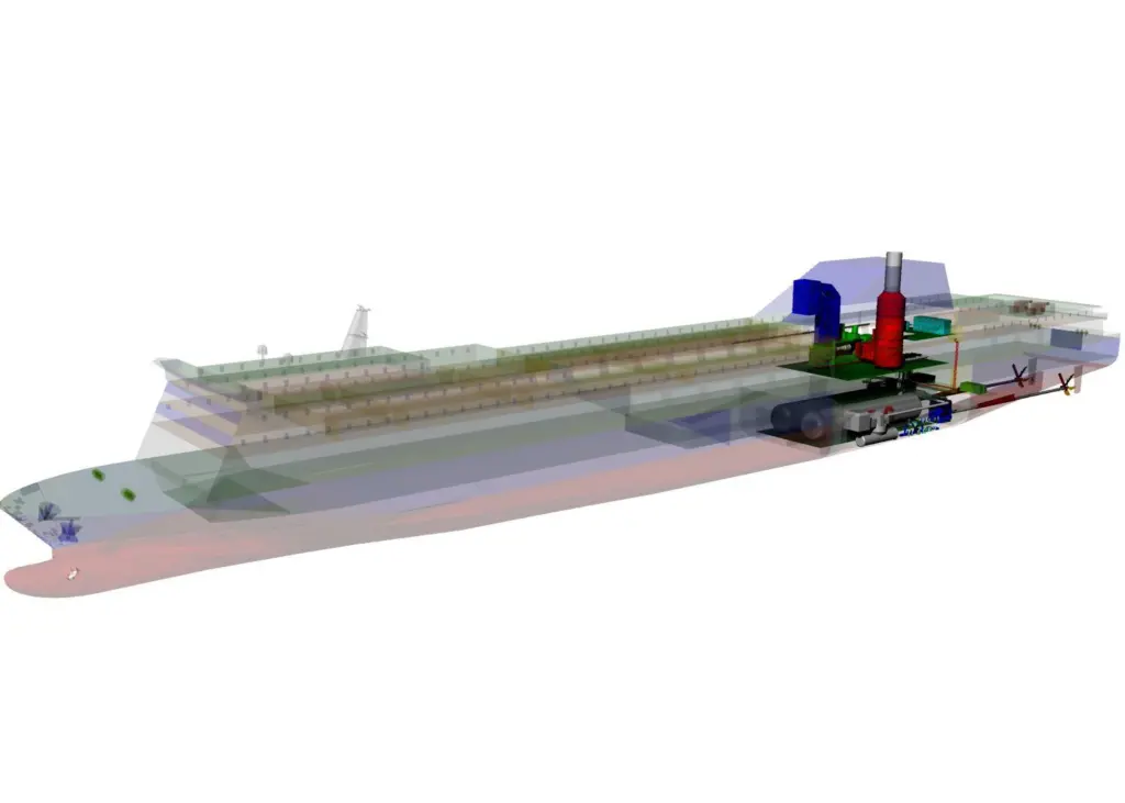 A car ferry powerd by GE gas turbines is expected to be Busan's first customer for LPG bunkering next year