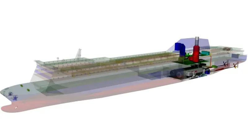 A car ferry powerd by GE gas turbines is expected to be Busan's first customer for LPG bunkering next year