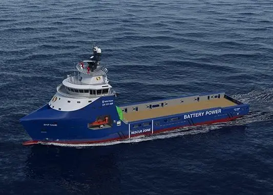The vessels are of Rolls-Royce UT 771 WP design with the characteristic Wave Piercing bow