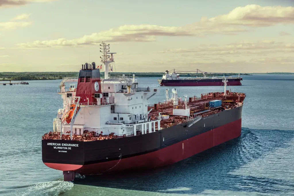 'American Endurance' led Kinder Morgan’s series of Philadelphia-built 50,000dwt product carriers (credit: Philly Shipyard)