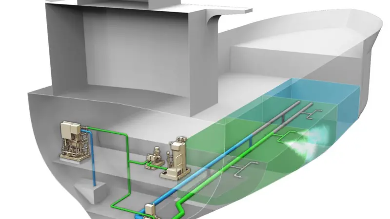 The in-Tank system showing electrochlorination generator, bulk chemical assembly plant and dosing module