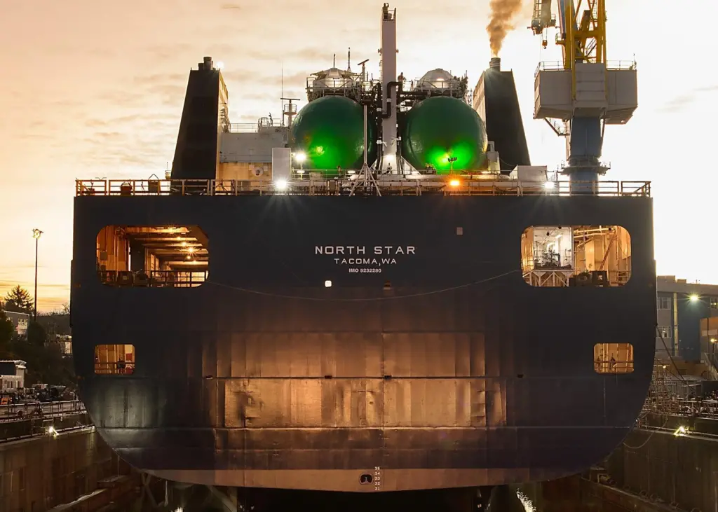 Tote Maritime Alaska has completed the first phase of conversion for its two Orca class vessels