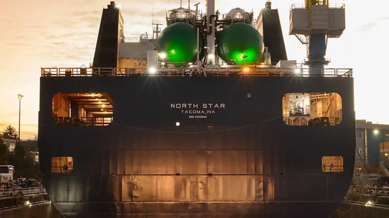 Tote Maritime Alaska has completed the first phase of conversion for its two Orca class vessels