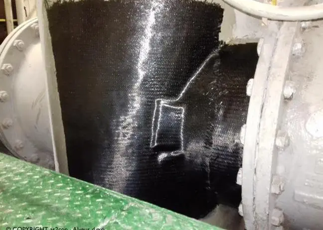 Repair of some ship structures (here, sea chests) with composite materials could be faster, cheaper and safer than traditional steel cutting and welding