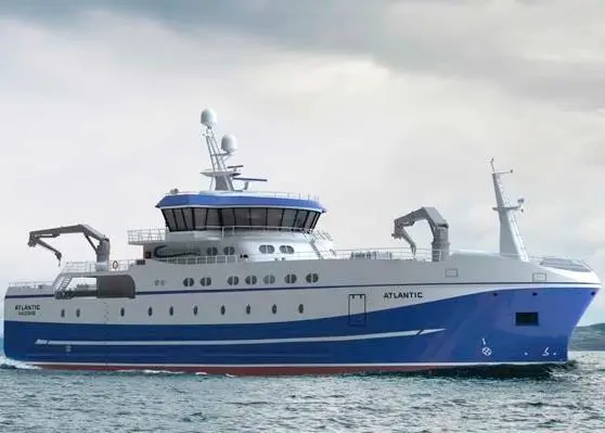 Brunvoll’s system supply for 'Atlantic' consists of a two-speed propulsion system, combined retractable azimuth/tunnel thruster unit, stern tunnel thruster and integrated control system