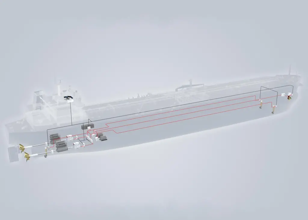 AET's two LNG-fuelled shuttle tankers with twin shaft generators will feature power distribution systems from ABB