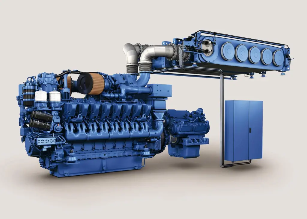 Advances in turbocharging, combustion and fuel injection have led to improvements in the emissions profile of MTU's Series 4000 engines