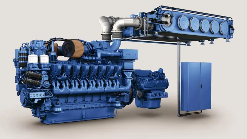 Advances in turbocharging, combustion and fuel injection have led to improvements in the emissions profile of MTU's Series 4000 engines