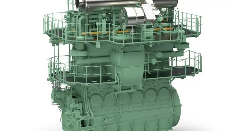 The mix of gas and VOC was tested on WinGD's RT-Flex 50DF dual-fuel demonstrator engine in Trieste