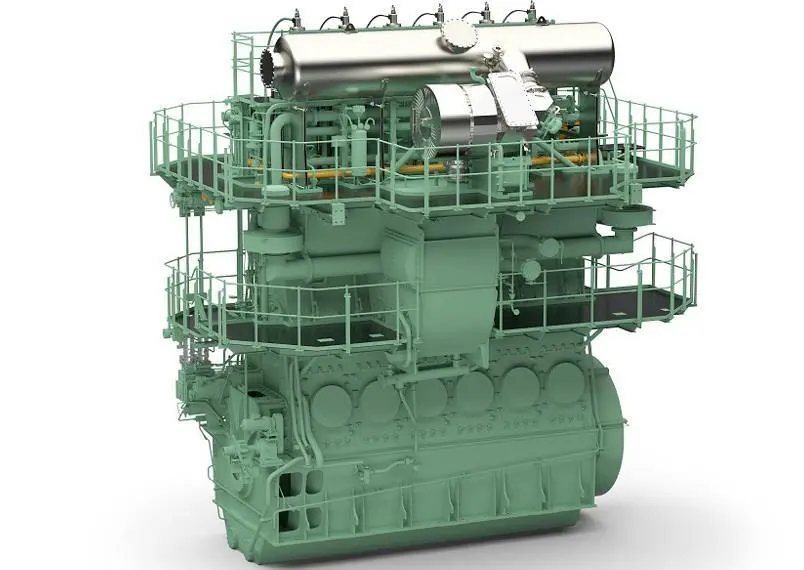 The mix of gas and VOC was tested on WinGD's RT-Flex 50DF dual-fuel demonstrator engine in Trieste