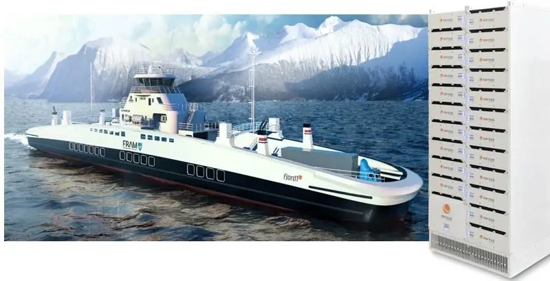 Corvus Energy will supply lithium ion battery-based ESS for five new all-electric ferries being built for Fjord1
