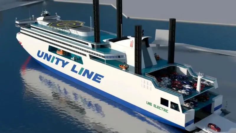 NED-Project company is working on a project to design a new LNG electric ferry for PZM