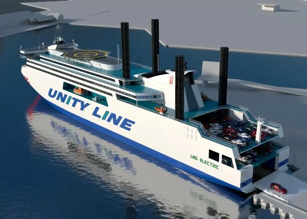 NED-Project company is working on a project to design a new LNG electric ferry for PZM