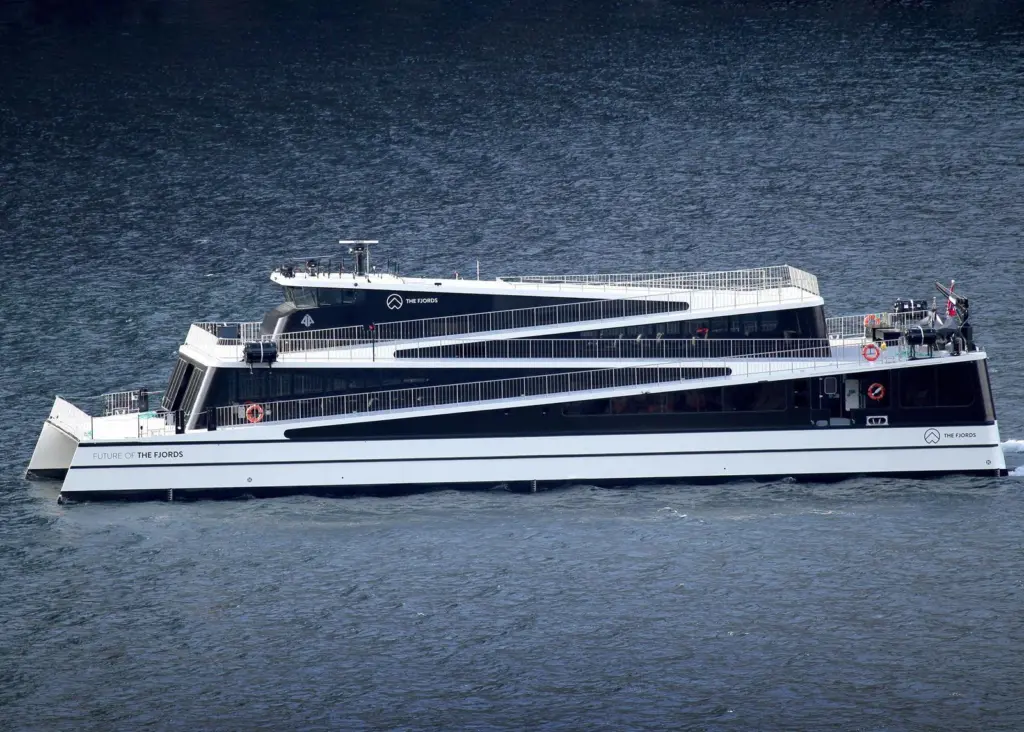 Twin electric motors and an innovative charging system power a pioneering approach to fjord tourism