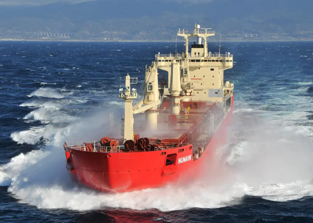 Fednav’s newbuild icebreaking bulker will be similar to the powerful, four year-old 'Nunavik'