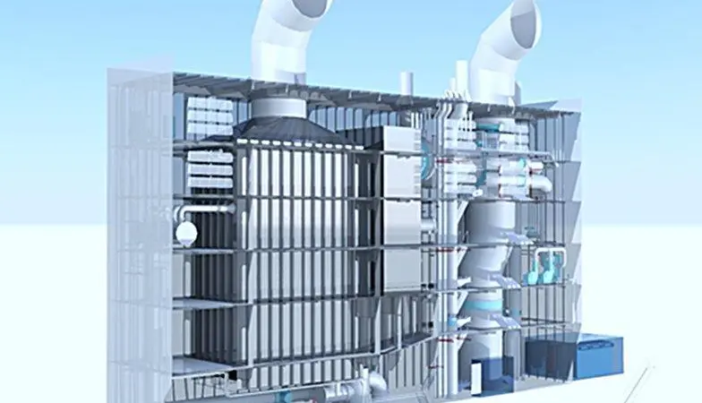 MHI's space-saving Active Funnel scrubber will be trialed on a COSCO Shipping vessel