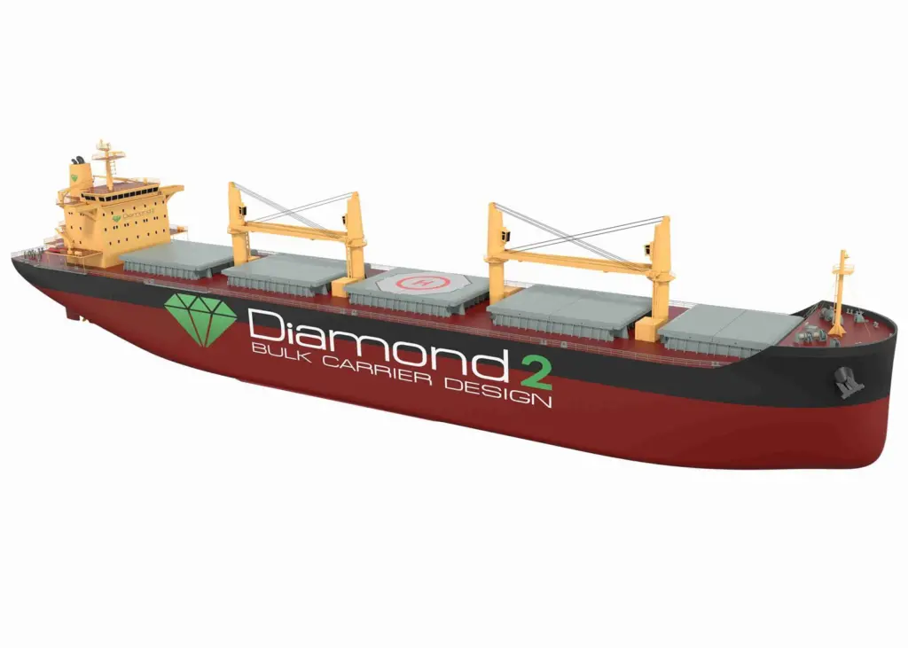 The 'future-proof’ Diamond 2 64,000dwt Ultramax design (credit: Graig Shipping)