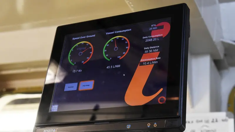Ecospeed calculates a unique optimum performance profile for individual vessels by taking into account a range of shipping data Photo: Royston