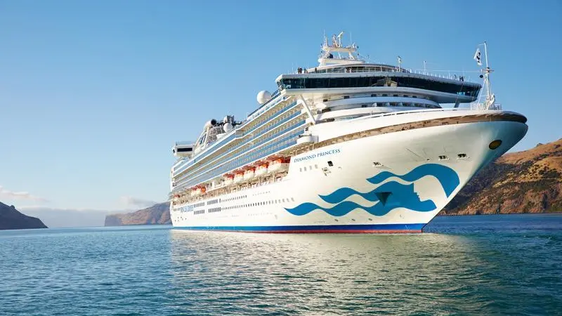 Silverstream Technologies has retrofitted its Silverstream System air lubrication technology onto the Diamond Princess Photo: Silverstream Technologies